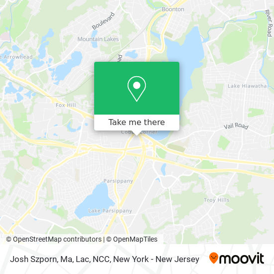 Mapa de Josh Szporn, Ma, Lac, NCC