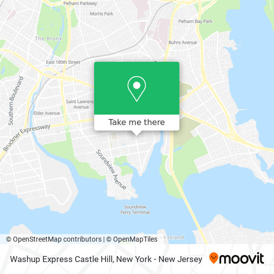 Washup Express Castle Hill map