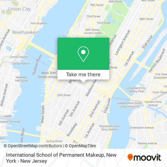 Mapa de International School of Permanent Makeup