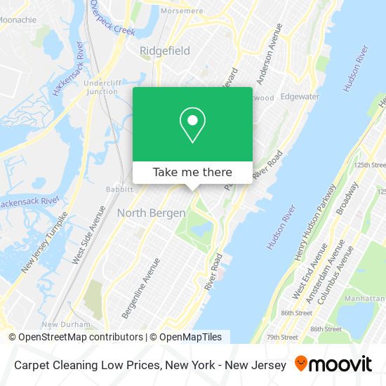 Carpet Cleaning Low Prices map