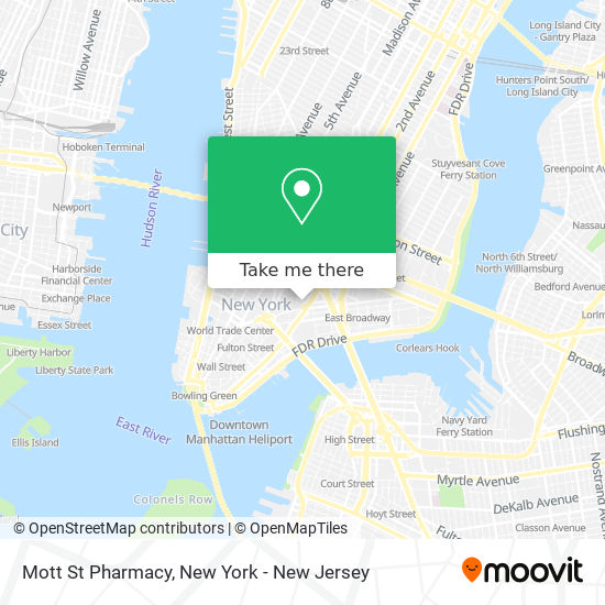 Mott St Pharmacy map