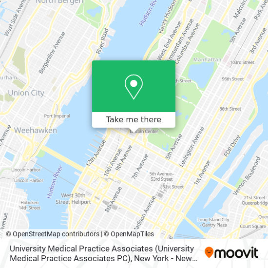 Mapa de University Medical Practice Associates