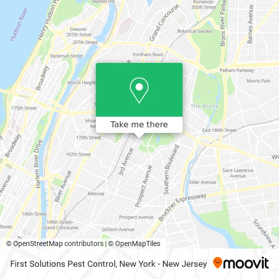 First Solutions Pest Control map
