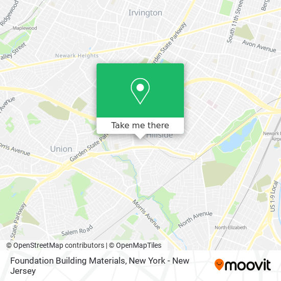 Mapa de Foundation Building Materials