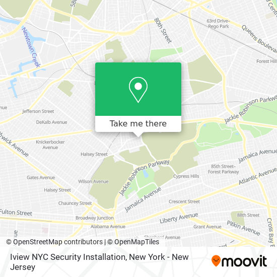 Iview NYC Security Installation map