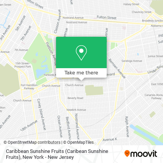 Mapa de Caribbean Sunshine Fruits (Caribean Sunshine Fruits)