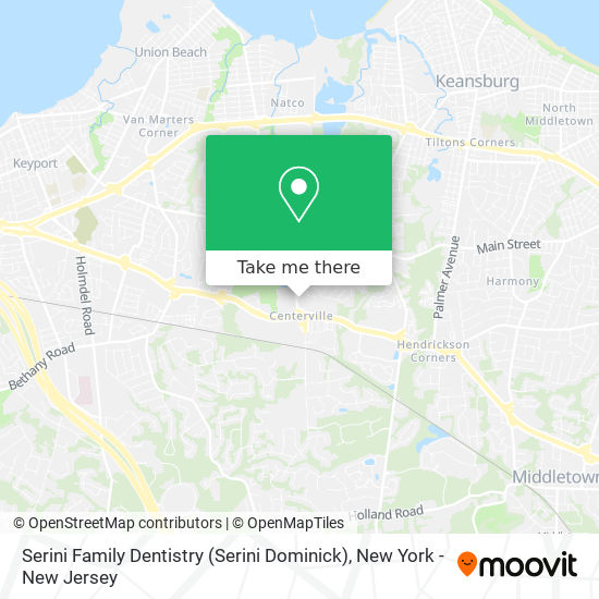 Serini Family Dentistry (Serini Dominick) map