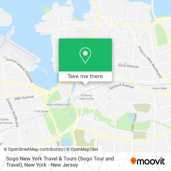 Sogo New York Travel & Tours (Sogo Tour and Travel) map
