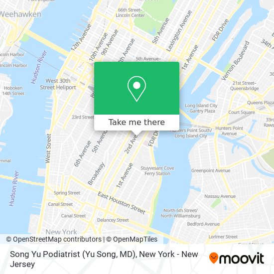 Song Yu Podiatrist (Yu Song, MD) map