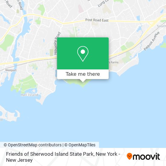 Mapa de Friends of Sherwood Island State Park