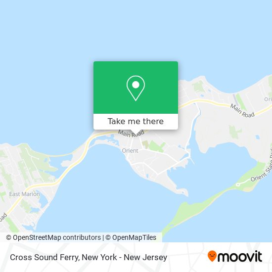 Cross Sound Ferry map