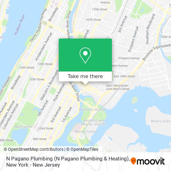 N Pagano Plumbing map