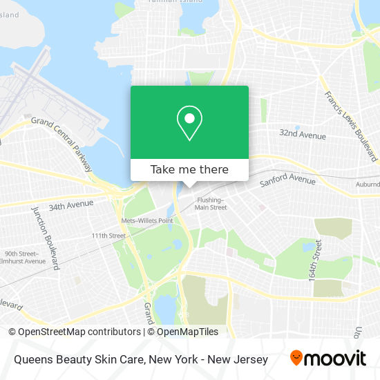Queens Beauty Skin Care map