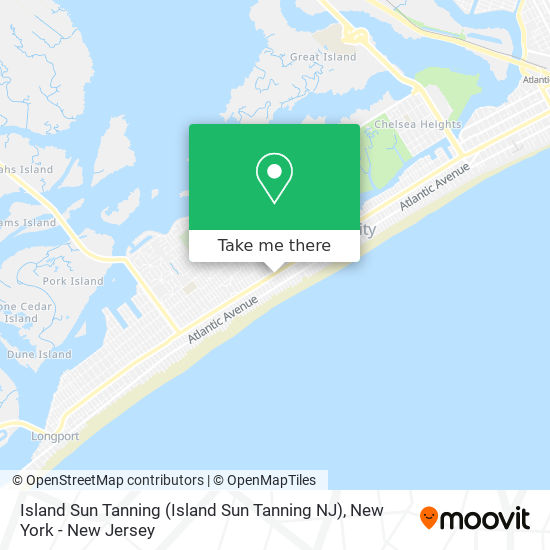 Island Sun Tanning map