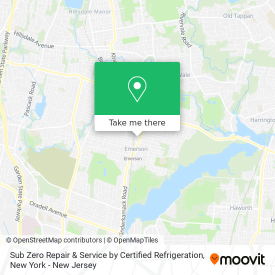 Mapa de Sub Zero Repair & Service by Certified Refrigeration