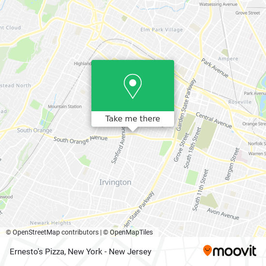 Mapa de Ernesto's Pizza