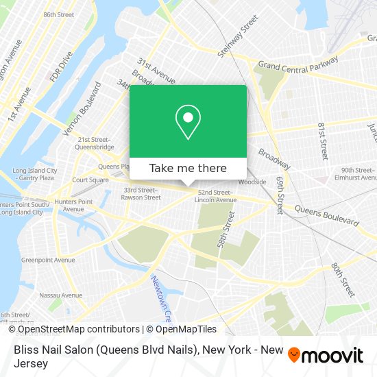 Bliss Nail Salon (Queens Blvd Nails) map