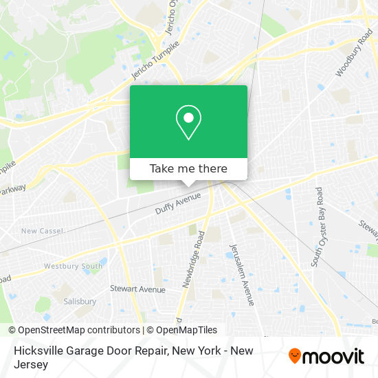 Hicksville Garage Door Repair map