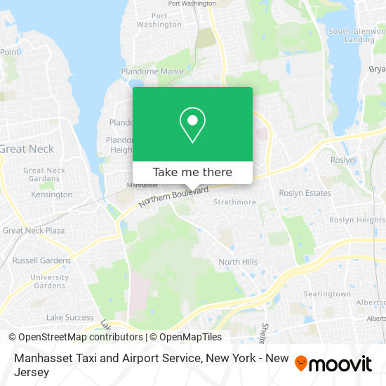 Mapa de Manhasset Taxi and Airport Service