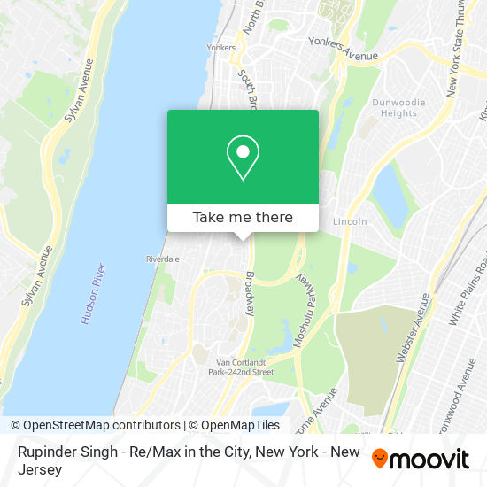 Rupinder Singh - Re / Max in the City map