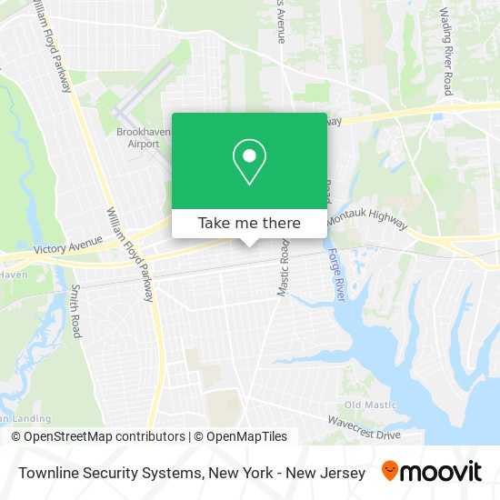 Townline Security Systems map