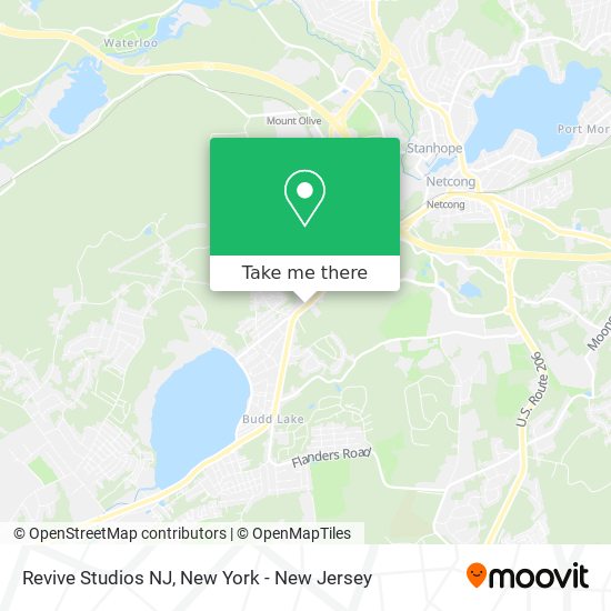 Mapa de Revive Studios NJ
