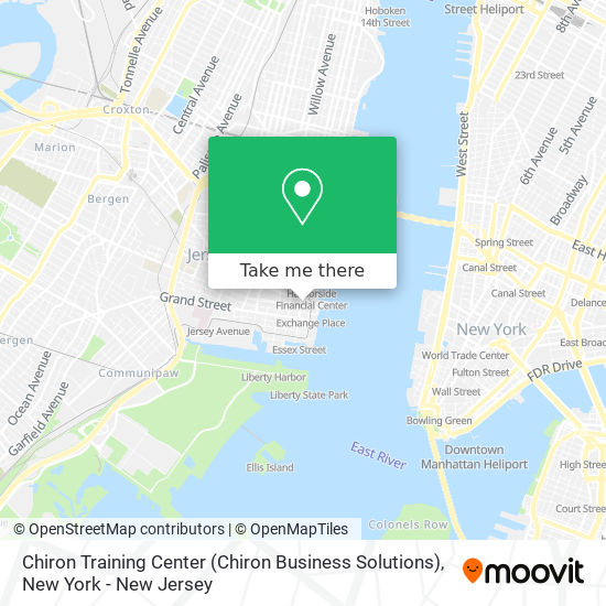 Mapa de Chiron Training Center (Chiron Business Solutions)