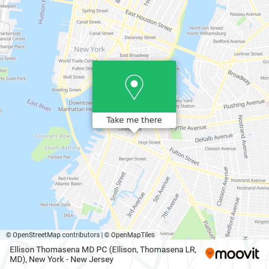 Ellison Thomasena MD PC (Ellison, Thomasena LR, MD) map