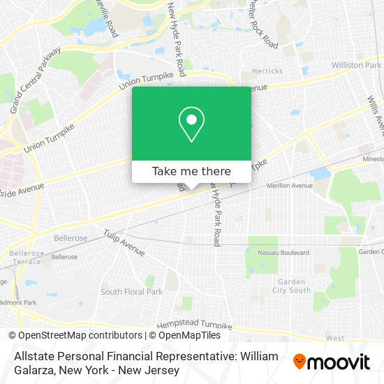 Allstate Personal Financial Representative: William Galarza map