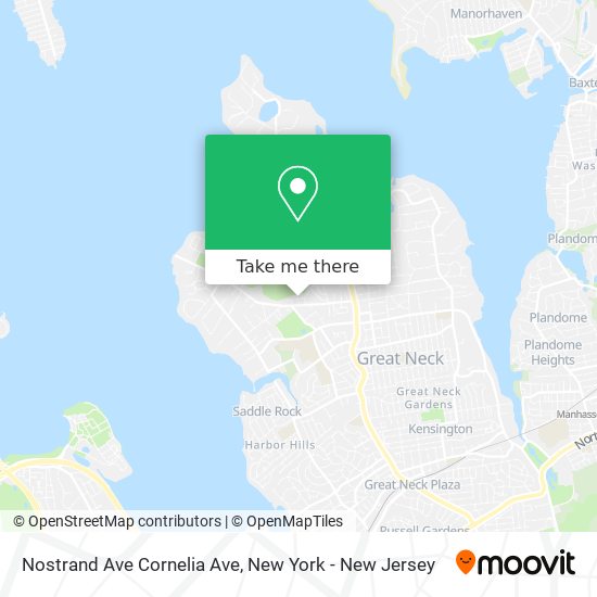 Mapa de Nostrand Ave Cornelia Ave