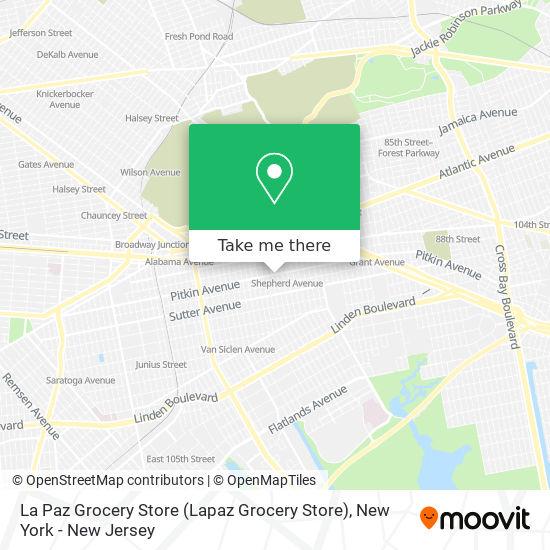 La Paz Grocery Store (Lapaz Grocery Store) map