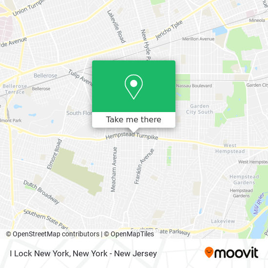 Mapa de I Lock New York