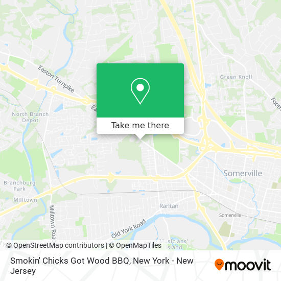 Smokin' Chicks Got Wood BBQ map