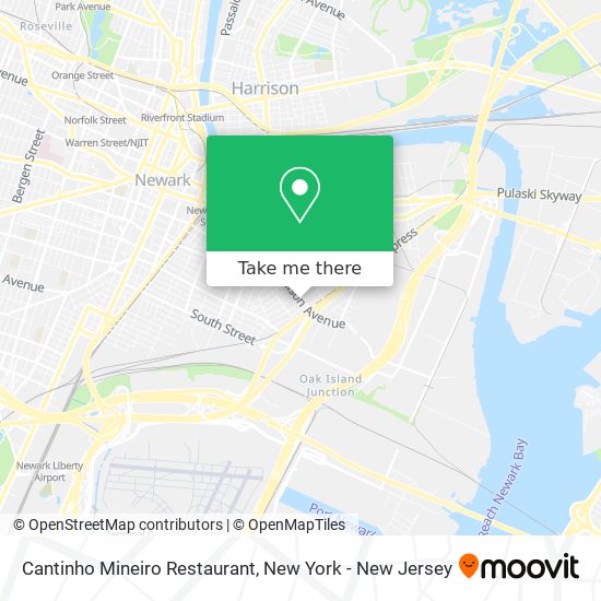 Mapa de Cantinho Mineiro Restaurant