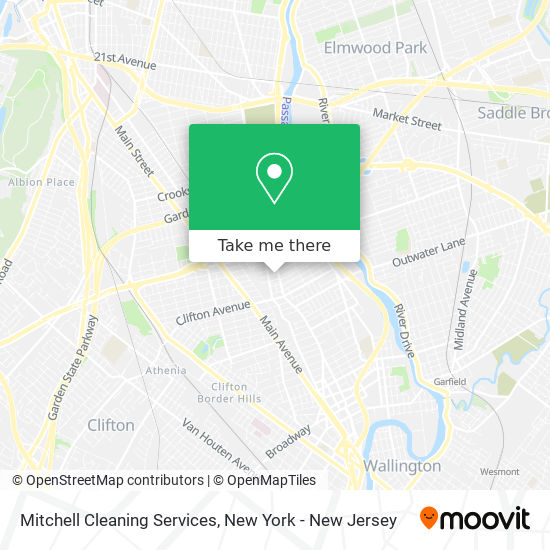 Mapa de Mitchell Cleaning Services