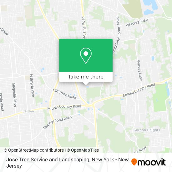 Jose Tree Service and Landscaping map