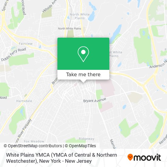 White Plains YMCA (YMCA of Central & Northern Westchester) map