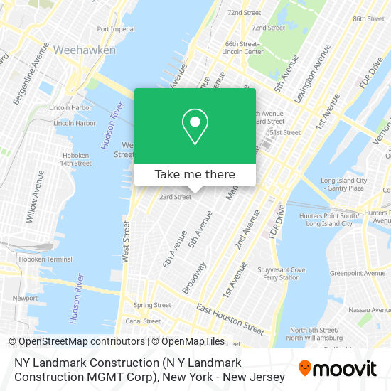 NY Landmark Construction (N Y Landmark Construction MGMT Corp) map