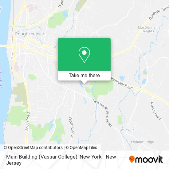 Main Building (Vassar College) map