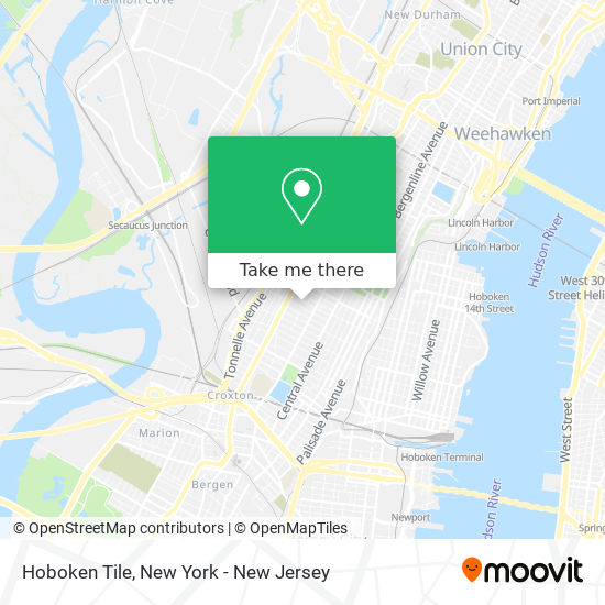 Hoboken Tile map