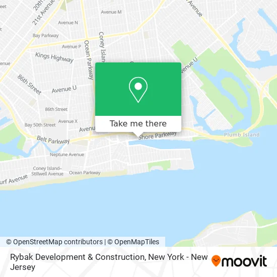 Rybak Development & Construction map