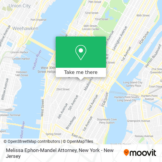 Mapa de Melissa Ephon-Mandel Attorney