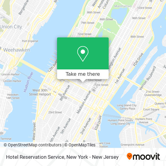 Mapa de Hotel Reservation Service