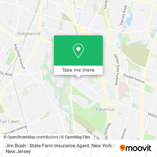 Mapa de Jim Bush - State Farm Insurance Agent