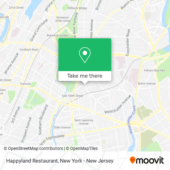 Mapa de Happyland Restaurant