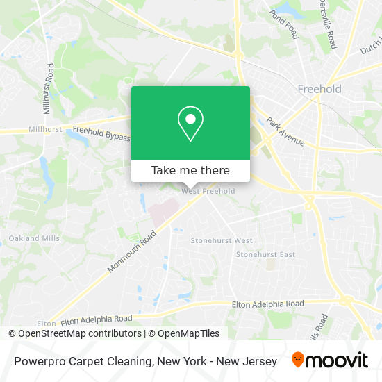 Powerpro Carpet Cleaning map