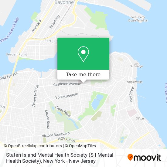 Mapa de Staten Island Mental Health Society (S I Mental Health Society)