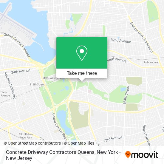 Concrete Driveway Contractors Queens map