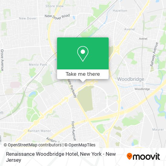 Renaissance Woodbridge Hotel map