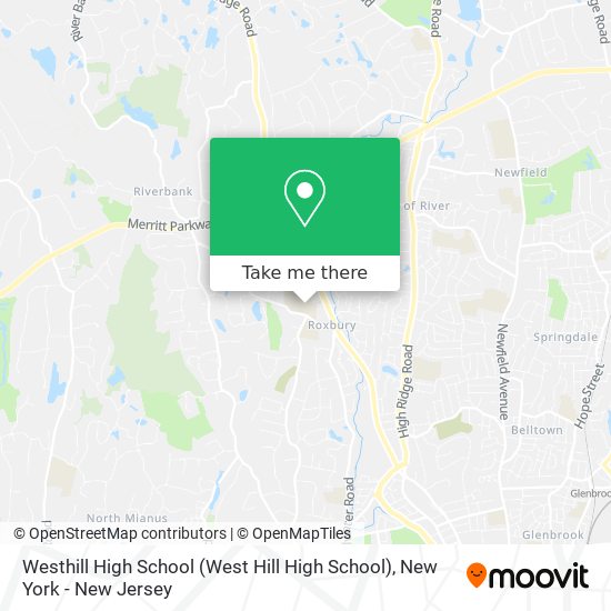 Mapa de Westhill High School (West Hill High School)